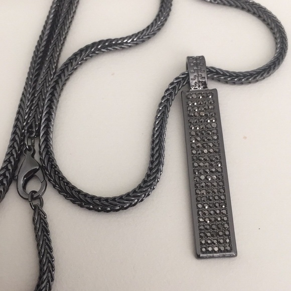 Beautiful gunmetal chain and pendant unisex - Picture 7 of 7